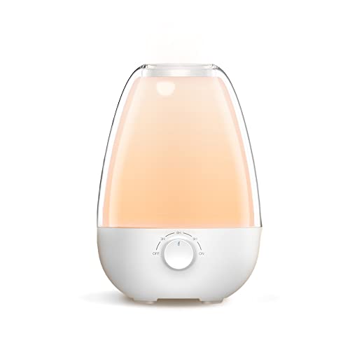 LINTRO - Klassischer Diffusor für ätherische Öle, Aromatherapie, 100% reines ätherisches Öl, Ultraschall-Diffusor, Luftbefeuchter mit Touch-Licht und USB-Typ-C-Aufladung, für Schlafzimmer von LINTRO