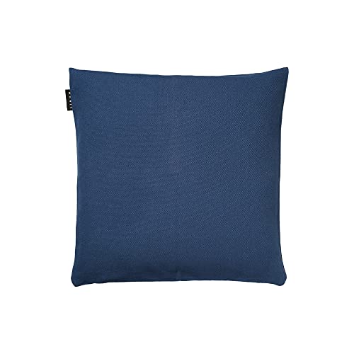 LINUM Pepper Premium Kissenhülle 40x40 cm, 100% Baumwolle, Maschinenwaschbar, Indigoblau von LINUM