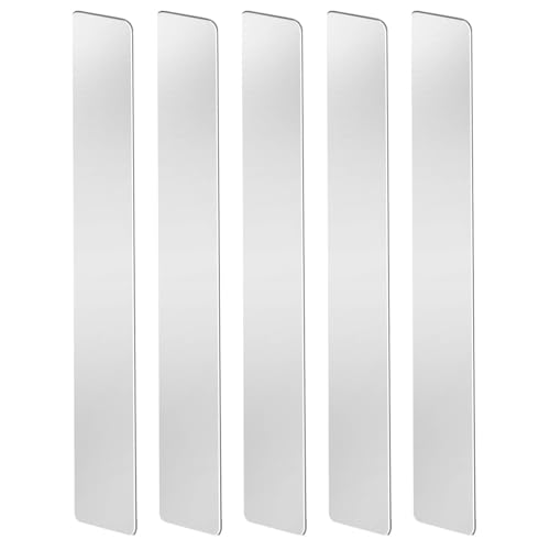 304 Edelstahl Blechstreifen Edelstahlblech Metallstreifen Biegbarer Spaltfüller Schweißzubehör Metallplatte zum DIY Reparatur 5 Stück von LINXIU