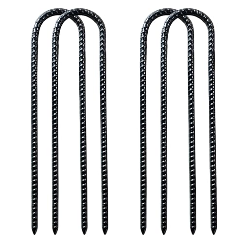 Bodenanker Heavy Duty Zelt Heringe U-förmige Zeltheringe Bewehrungsstäbe Bodenpfähle Verzinkter Stahl Bodenanker Trampolin 4 Stück 30cm Bodenanker Heavy Duty Zelt Heringe U-förmige Zeltheringe Bewehrungsstäbe Bodenpfähle Verzinkter Stahl Bodenanker Trampolin 4 Stück 30cm von LINXIU
