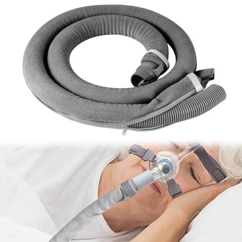 CPAP Schlauchabdeckung 1,8 m CPAP Schlauchhülle Universeller CPAP-Maskenschlauchschutz verhindert Kondensation (Grau) von LINXIU