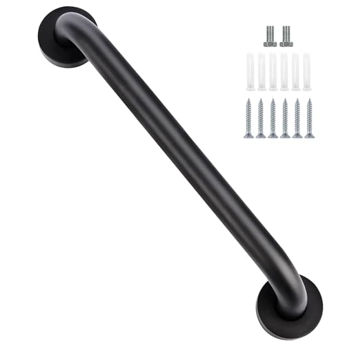 Edelstahl Sicherheits Haltegriff Dusche Badewannengriff WC-Haltestange Rutschfreier Haltegriffe Bad Griff Wandmontage 40 cm von LINXIU