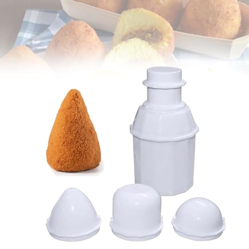 DIY Reisbällchenform Set 3-in-1 Mehrzweck Arancini Maker Reiskugel Form Arancini Maker Form, Onigiri Form Reiskugel Maker Sushi Form für Reisbällchen(Zylinder+Kegel+Runde) von LINYIJOY