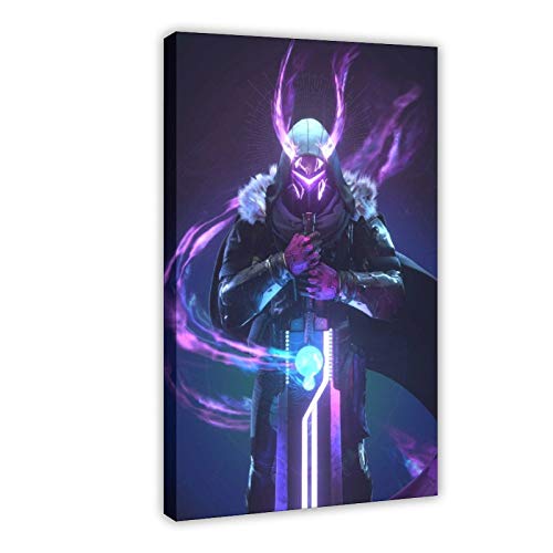 LINYUYI Destiny 2 Spiel Leinwand Poster Schlafzimmer Dekor Sport Landschaft Büro Zimmer Dekor Geschenk 30 × 45 cm Rahmen style1 von LINYUYI