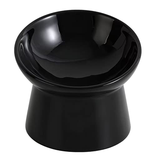 Katzennapf Keramik Erhöht Futternapf Katze - Anti Erbrechen Fressnapf Katze mit 15° Neigung Design - 15,5 cm Extra Breite Futternäpfe für Katzen Stressfreie - Katzennäpfe Schützen den Nacken- 280 ml Katzennapf Keramik Erhöht Futternapf Katze - Anti Erbrechen Fressnapf Katze mit 15° Neigung Design - 15,5 cm Extra Breite Futternäpfe für Katzen Stressfreie - Katzennäpfe Schützen den Nacken- 280 ml von LIONWEI LIONWELI