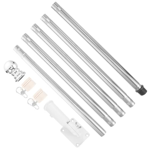 LIOOBO 1 Satz Fahnenmast Set mit Basis Robuste Flaggenstange für Garten Außenbereich Einfache Wetterfest Langlebig für Fahnendekoration zu Feiertagen LIOOBO 1 Satz Fahnenmast Set mit Basis Robuste Flaggenstange für Garten Außenbereich Einfache Wetterfest Langlebig für Fahnendekoration zu Feiertagen von LIOOBO