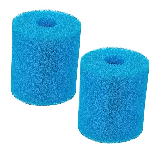 LIOOBO 2stücke Schwimmbecken Filter Schwamm Wiederverwendbare Filter Für Pools Aquarien Und Spas Effektive Reinigung Ohne von LIOOBO