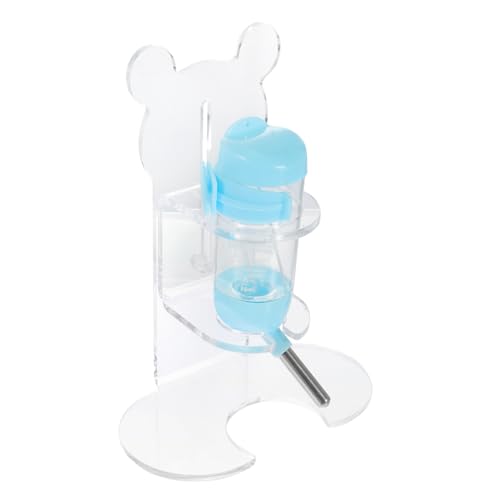 LIOOBO 1 Satz Hamster Trinkbrunnen Set Verstellbarer Wasserspender mit Auslaufsicherem Flaschenständer für Kleine Haustiere Transparentes Design für Einfache Wasserstandskontrolle LIOOBO 1 Satz Hamster Trinkbrunnen Set Verstellbarer Wasserspender mit Auslaufsicherem Flaschenständer für Kleine Haustiere Transparentes Design für Einfache Wasserstandskontrolle von LIOOBO