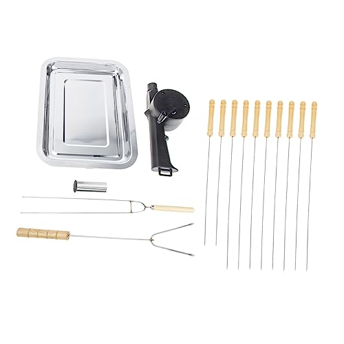 LIOOBO 1 Satz Käfiggebläse Grill Werkzeug für Campingzubehör Teile zeichenkohle Roasting Rack backform panettone bagettebackform Griddle-Zubehör-Kit BBQ-Utensilien-Kit Rostfreier Stahl von LIOOBO