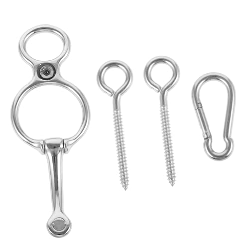 LIOOBO 1 Satz Pferdeverbindung Ring Blockier Ring für Sicheres Anbinden Installieren Robustes Design für Ställe und Zäune von LIOOBO