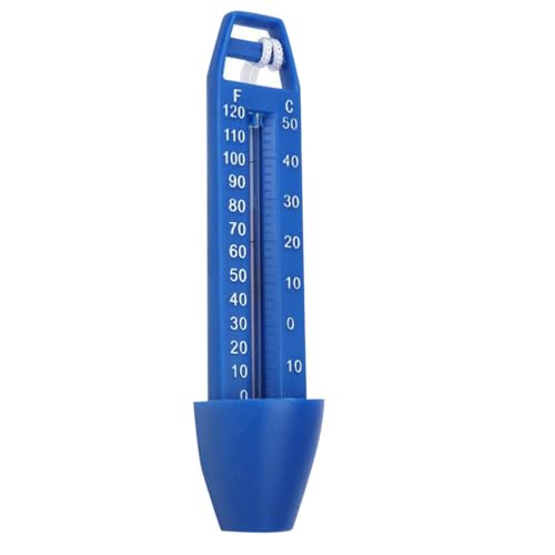 LIOOBO 1 Stück Pool Wassertemperaturmesser Lanyard Schwimmendes Thermometer für Pools Spas Badewannen und Aquarien Messbereich von LIOOBO