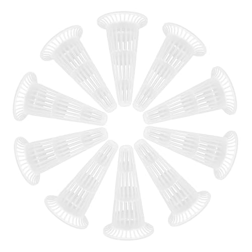 LIOOBO 10 Stück Blumentopf Lochnetz Pads Leichte Wiederverwendbare Pflanzenschutzmatten mit Guter Luftdurchlässigkeit Bodenschutz für Übertopf und Sukkulententopf Verhindert Wurzelfäule von LIOOBO