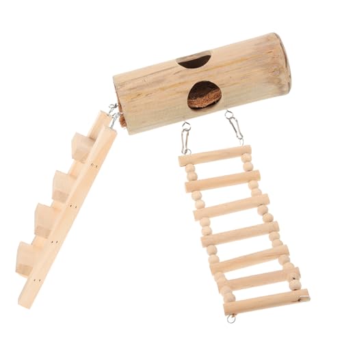 LIOOBO 1satz Bamboo Hamster Nest Mit Leiter Teiliges Naturmaterial Für Komfortables Zuhause Für Zwerghamster Und Andere Kleintiere Nest Matratze Und Klettergerüst LIOOBO 1satz Bamboo Hamster Nest Mit Leiter Teiliges Naturmaterial Für Komfortables Zuhause Für Zwerghamster Und Andere Kleintiere Nest Matratze Und Klettergerüst von LIOOBO