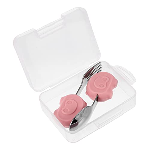 LIOOBO 1Satz Teiliges Kinderbesteck Set Fütterungsgeschirr für Kleinkinder Pinke Kurzgriff und für Lernzwecke Rutschfester Griff Hochtemperaturbeständig LIOOBO 1Satz Teiliges Kinderbesteck Set Fütterungsgeschirr für Kleinkinder Pinke Kurzgriff und für Lernzwecke Rutschfester Griff Hochtemperaturbeständig von LIOOBO