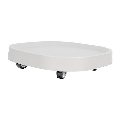 LIOOBO Abnehmbares Pflanzgefäß mit Versteckten Rädern Mobiles Blumentopf Tablett für und Außenbereich Robust und Langlebig für Pflanzenständer und Pflanzschalen von LIOOBO