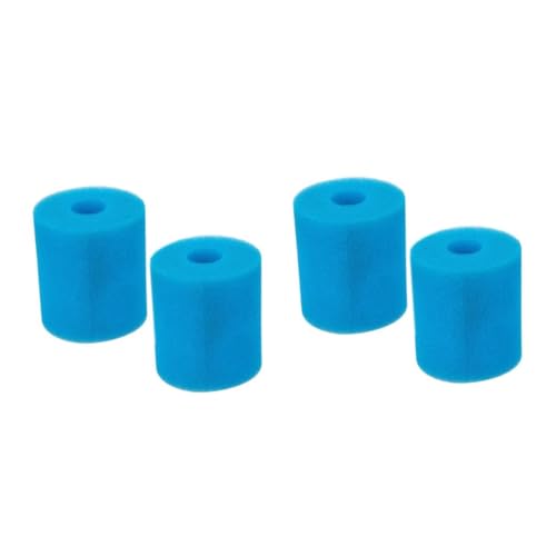 LIOOBO 2 Sätze Filterelement Aus Baumwolle Ersatzfilter Sauber Ersatzbecken Filter Für Schwimmbad Schwämme Schwimmbadfilter Poolfilter Im Sommer Poolpumpenfilter Schwamm Blau 2 Stück * 2 von LIOOBO