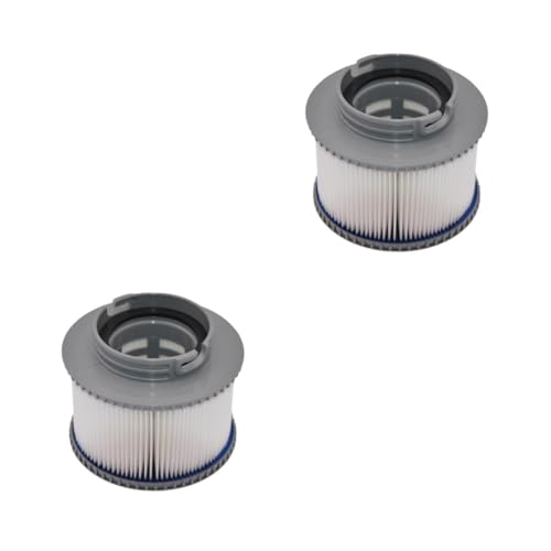 LIOOBO 2 Stck. Kreisförmiger Aufblasbarer Poolfilter Schwimmbadfilter Pool Filterpumpe Reinigung Poolfilter Kunststoff Austausch Der Wasserpumpe Filter Für Abs von LIOOBO