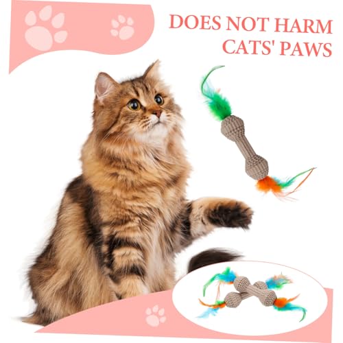LIOOBO 2 Stück Katzenspielzeug Langlebigem Wellpappe Material Interaktives Kratz Beißspielzeug für Katzen Stimuliert Instinkte Sicher und Schonend für Krallen und Zähne für Indoor Katzen LIOOBO 2 Stück Katzenspielzeug Langlebigem Wellpappe Material Interaktives Kratz Beißspielzeug für Katzen Stimuliert Instinkte Sicher und Schonend für Krallen und Zähne für Indoor Katzen von LIOOBO
