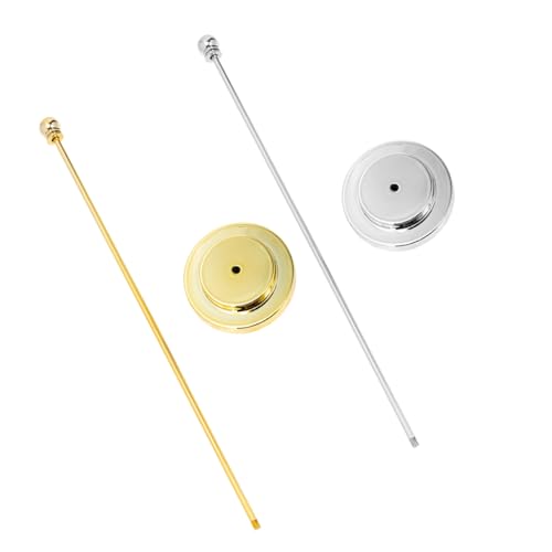 LIOOBO 2 Stück Metall flaggenhalter Stabiler Schreibtisch fahnenmast mit Basis für Kleine Flaggen Büro Desktop flaggenständer Vielseitig Einsetzbar für Nationalflaggen und Dekoration von LIOOBO