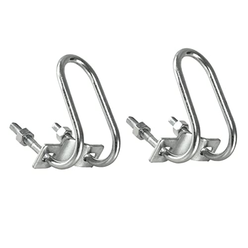 LIOOBO 2 Stück Parasol Fixing Rack Schirmklemme Für Deck Klemme Auf Dem Schirmhalter Der Terrasse Schirmhalterklemme Regenschirmklemme Verstellbare Schirmklemme Dachclip Silber Metall von LIOOBO