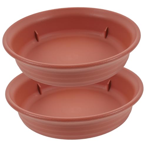 LIOOBO 2 Stück Teiliges Runde Pflanzuntersetzer aus Stabilem Dickem Harz wasserdichte Pflanzenschalen mit Tiefem Auffangbehälter Geeignet für Blumentöpfe Ø als Pflanzengefäß Zubehör für LIOOBO 2 Stück Teiliges Runde Pflanzuntersetzer aus Stabilem Dickem Harz wasserdichte Pflanzenschalen mit Tiefem Auffangbehälter Geeignet für Blumentöpfe Ø als Pflanzengefäß Zubehör für von LIOOBO