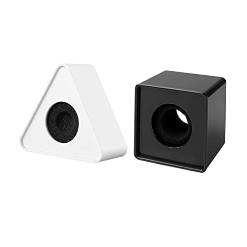 LIOOBO 2 Stück Tragbare Abs Mikrofon Flaggenstation Schwarz und Weiß Dreieckige und Quadratische Form für Interview Mikrofone für Logo Darstellung und Werbung LIOOBO 2 Stück Tragbare Abs Mikrofon Flaggenstation Schwarz und Weiß Dreieckige und Quadratische Form für Interview Mikrofone für Logo Darstellung und Werbung von LIOOBO