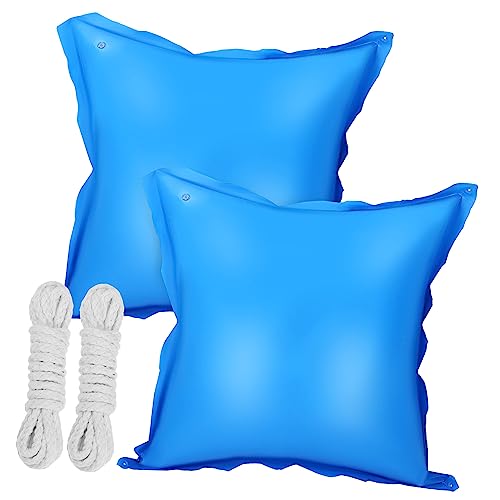 LIOOBO 2 Stück Winter Poolkissen Dicke Kalteschutz Luftkissen mit Baumwollseil für Oberirdische als EIS Equalizer Poolabdeckung LIOOBO 2 Stück Winter Poolkissen Dicke Kalteschutz Luftkissen mit Baumwollseil für Oberirdische als EIS Equalizer Poolabdeckung von LIOOBO