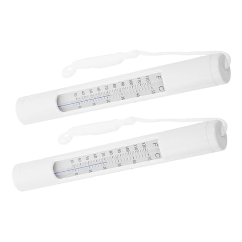 LIOOBO 2 Stücke Schwimmendes Thermometer mit Großem Display für Präzise Temperaturmessung Schwimmbädern Spas und Aquarien von LIOOBO
