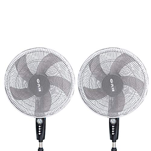 2 stücke 45 cm Familie Kind Fingerschutz Lüfterhaube Sommer Fan Schutznetz Abdeckung von LIOOBO
