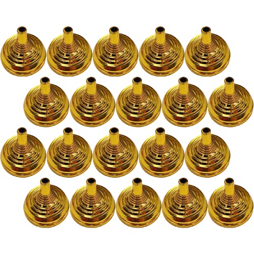 LIOOBO 20 Stück Desktop Flag Holder Goldene Tischflaggenständer für Büro und Veranstaltungen Vielseitig Einsetzbar für Nationale Flaggen und Dekorationen von LIOOBO