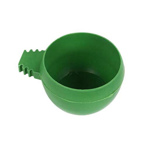 LIOOBO 20 Stück Futter und Wasserschalen für Tauben Runde Futterbehälter für Vögel Geeignet für Kleine Vogelarten Langlebig und Leicht zu Reinigen von LIOOBO