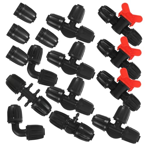 LIOOBO 20 Stück Pe Rohranschlüsse für Tropfbewässerung Schlauchverbinder Praktische und Adapter für Gartenbewässerungssysteme LIOOBO 20 Stück Pe Rohranschlüsse für Tropfbewässerung Schlauchverbinder Praktische und Adapter für Gartenbewässerungssysteme von LIOOBO