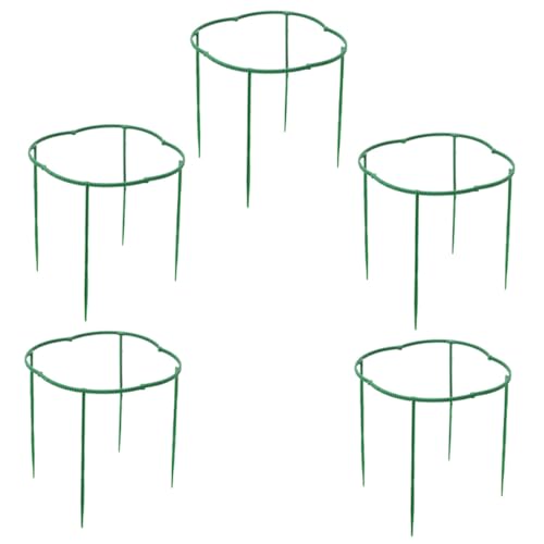 LIOOBO 20 Stück Pflanzstützen Kunststoff Spliced Pflanzenstütze Verstellbar Robust und Langlebig Blumenhalter für Aufrechte Pflanzen und Rankhilfen im Garten von LIOOBO