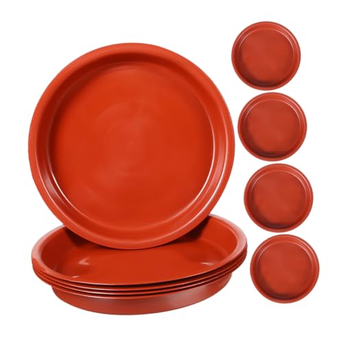LIOOBO 20Stücke Runde Pflanze Untertasse Tropfschale für Blumentöpfe Abtropfschale Robustem Kunststoff für und Außenbereich für Gartenpflanzen von LIOOBO