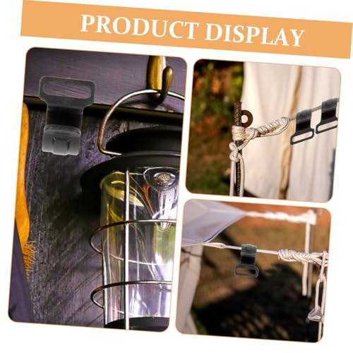 LIOOBO 20 Stück Teiliges Zeltzubehör Kunststoff Haken Robust Vielseitig Einsetzbar für Camping Outdoor Zelthaken für Markisen und Zeltstangen Geeignet Langlebig und Einfach zu Montieren von LIOOBO
