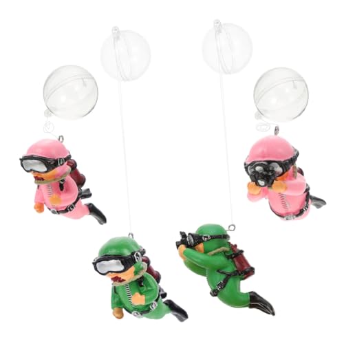 LIOOBO 12stücke Teiliges Schwimmende Aquarium-Dekorationen Lustige Taucher-Ornamente Für Fischbecken Lebensecht Und Für Aquarien Und Teiche von LIOOBO