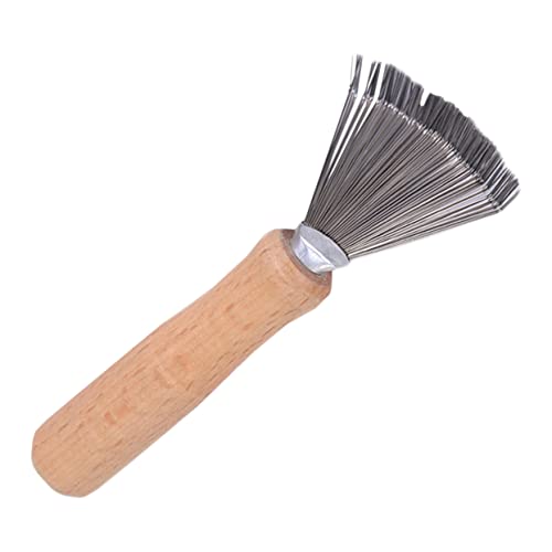 LIOOBO 3 Stck. Garten- Und Reinigungsrake Blume Picker Form Sauber Werkzeug Rechen Blattrake Metall von LIOOBO