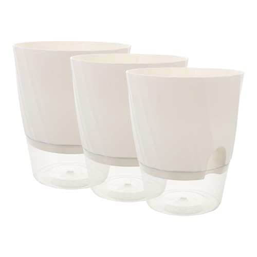 LIOOBO 3stücke Selbstbewässernder Pflanztopf Mit Wasserabsorbierendem Design Für Zimmerpflanzen Aus Transparentem Kunststoff Für Efeututen Balkon Und Gartenarbeit LIOOBO 3stücke Selbstbewässernder Pflanztopf Mit Wasserabsorbierendem Design Für Zimmerpflanzen Aus Transparentem Kunststoff Für Efeututen Balkon Und Gartenarbeit von LIOOBO