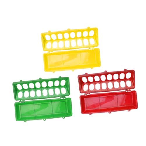 LIOOBO 3 Stück Teiliges Geflügelfuttertrog Streufutterspender mit Mehrfachlöchern Lebensmittelechtes Futterschale für Tauben und Küken Leicht zu Reinigen und Montieren Zufällige Farbe LIOOBO 3 Stück Teiliges Geflügelfuttertrog Streufutterspender mit Mehrfachlöchern Lebensmittelechtes Futterschale für Tauben und Küken Leicht zu Reinigen und Montieren Zufällige Farbe von LIOOBO