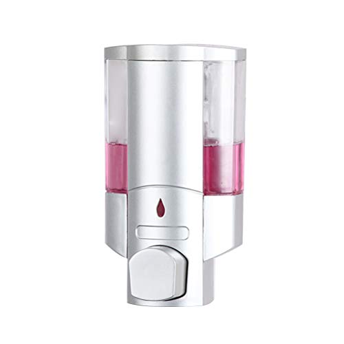 LIOOBO 300 ml Handschäumen Seifenspender Kunststoff Wand Flüssigseifenspender Pumpe für Bad Dusche Bad Spülbecken (Einzelkopf) von LIOOBO