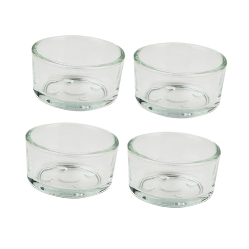 LIOOBO 4 Stück Reptilien Futter und Wasserschalen aus Klarem Glas Dickes Langlebiges Design Leicht zu Reinigen Geeignet für Echsen Schildkröten Skorpione und Kleine Reptilien im LIOOBO 4 Stück Reptilien Futter und Wasserschalen aus Klarem Glas Dickes Langlebiges Design Leicht zu Reinigen Geeignet für Echsen Schildkröten Skorpione und Kleine Reptilien im von LIOOBO