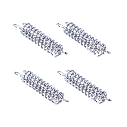 LIOOBO 4 Stück Teiliges Zelt Windfeste Elastische Schnallen aus Hochfestem Stahl Robuste Abspannleinen Spanner für Camping Wandern Sonnenschutz Einfaches Spannen und Schutz bei Starkem von LIOOBO