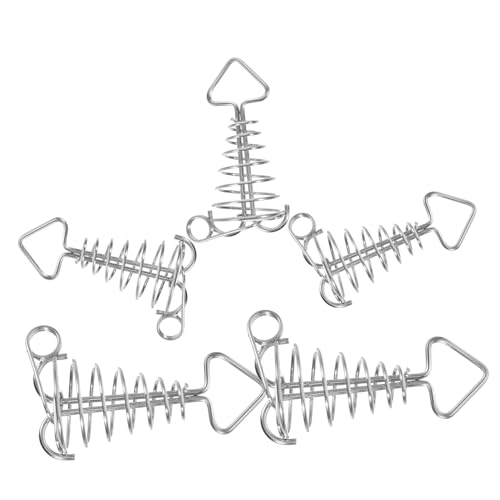 LIOOBO 5 Stück Teiliges Stahl Spiral schnallen Zelt spannverschlüsse Robust Windfest für Camping Zeltmarkisen und Pavillons mit Hoher Zugfestigkeit und Verstellbarkeit von LIOOBO