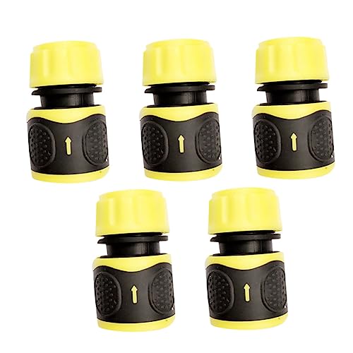 LIOOBO 5 Stück Teiliges Wasseranschluss adapter Langlebige Schnellkupplungen mit Hoher Dichtleistung Installieren Geeignet für Gartenschlauch und Sprühdüsen verbindung von LIOOBO