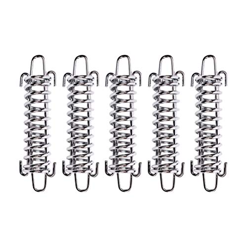 5 Stücke Camping Zelt Frühling Schnalle Set Veranda Schaukel Frühling Markise Seilspanner für Tarps Zelte Draht Racks Camping Zubehör von LIOOBO