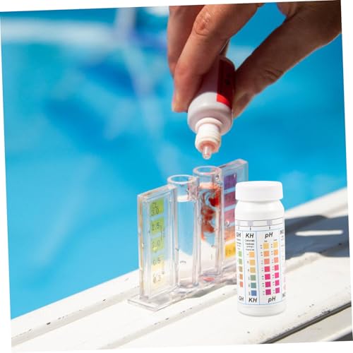 LIOOBO 50 Stück Ph Teststreifen Wasserqualität Test für Schwimmbad Aquarium Teich Spa Präzise Schnell Tragbar Geeignet für Pool Wasseranalyse und Fischhaltung Zuverlässige Ph Messung von LIOOBO