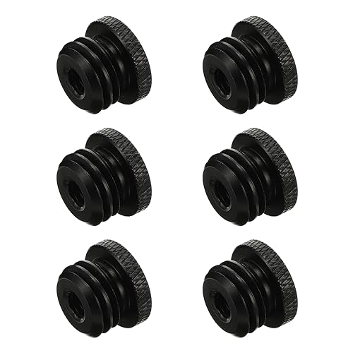 LIOOBO 6 Stück Mikrofonständer Adapter Weiblich Männlich Schraube Stabil und Rutschfest für Mikrofonständer Leicht und Langlebig LIOOBO 6 Stück Mikrofonständer Adapter Weiblich Männlich Schraube Stabil und Rutschfest für Mikrofonständer Leicht und Langlebig von LIOOBO