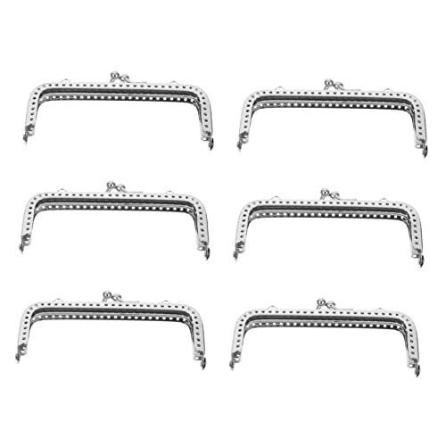 LIOOBO 6stücke Taschenverschlussrahmen Geldbörsen Schloss DIY Taschengriffe Handtasche Abendtasche Zubehör LIOOBO 6stücke Taschenverschlussrahmen Geldbörsen Schloss DIY Taschengriffe Handtasche Abendtasche Zubehör von LIOOBO