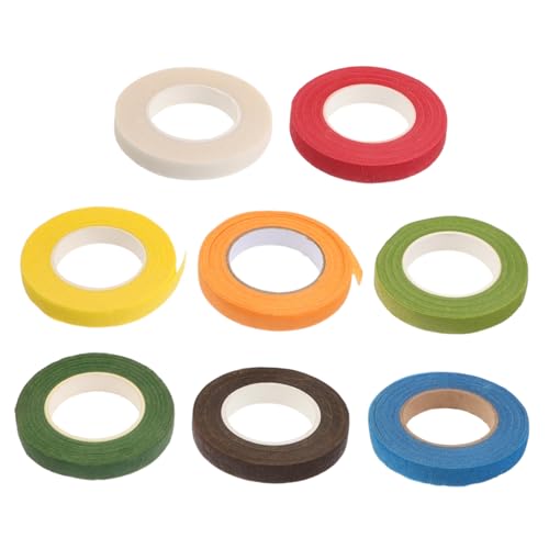 LIOOBO 8 Rollen Floristenband für Blumensträuße Bastelprojekte Hochzeitsdekoration und Anordnung LIOOBO 8 Rollen Floristenband für Blumensträuße Bastelprojekte Hochzeitsdekoration und Anordnung von LIOOBO