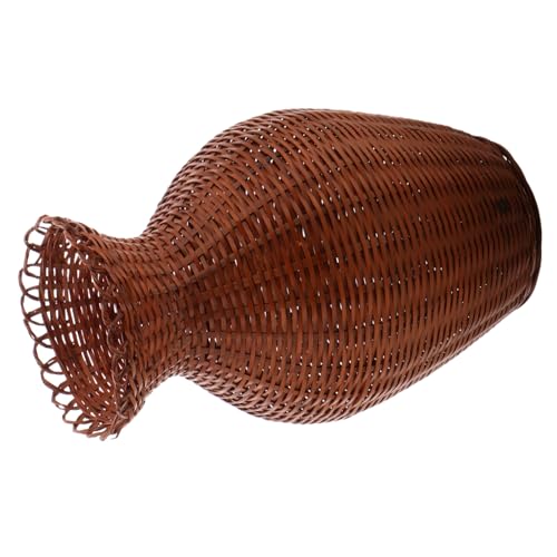 LIOOBO Bambusblumen-vase Im Rustikalen Stil Handgewebte Dekovase Für Kreative Blumenarrangements Traditionelles Chinesisches Design Für Und Raumdekoration von LIOOBO